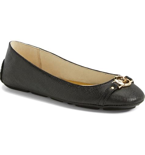 michael kors women's hampton ballet flat shoe|Michael Kors New Hampton Ballet Flats Shoes sz 6.